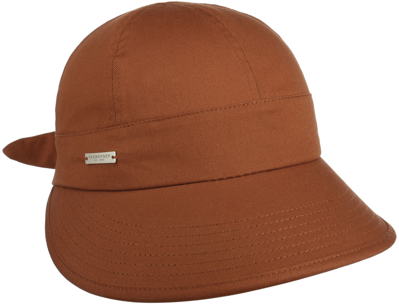 Seeberger Czapka z Daszkiem Wolny Czas by rdzawy