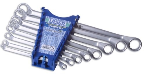 Laser 3457 Laser 3457 podwójny klucz oczkowy zestaw 8-częściowy LAS3457