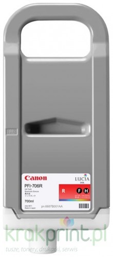 eMPe Tusz eMPe Zamiennik PFI-706R do IPF8300/8400 | 700ml MPCAPFI706R) Red MPCAPFI706R