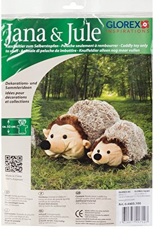 Glorex GmbH glorex 0 4637  1 lis przytulanka do selberstopfen foxi, do gry, 23 cm 0 4403 100