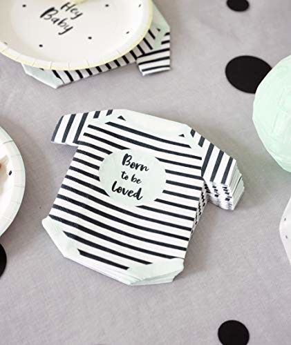 Talking Tables Romper Born To Be Loved Shaped Napkin 16 szt. papier
