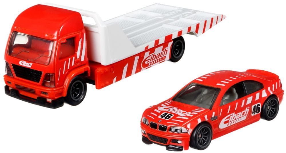 Mattel zestaw Team Transport 29 BMW samochód transportowy i wyścigowy # z wartością produktów powyżej 89zł!