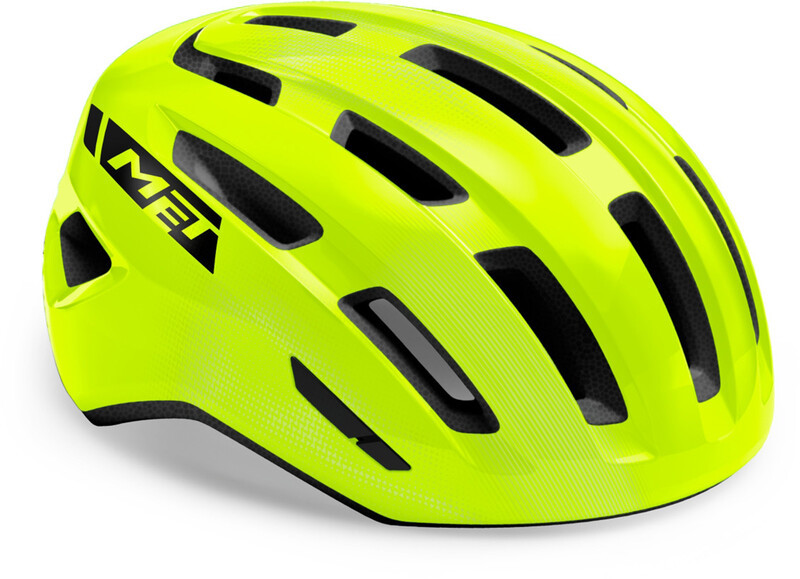 MET Miles Helmet, safety yellow glossy S/M | 52-58cm 2021 Kaski do e-rowerów 57003404