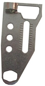 Pletscher 2064055900 blaszki wsporników, srebrny, 10 x 2 x 2 cm 52399.00