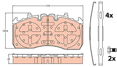 TRW TRW GDB5112 okładziny hamulcowe GDB5112