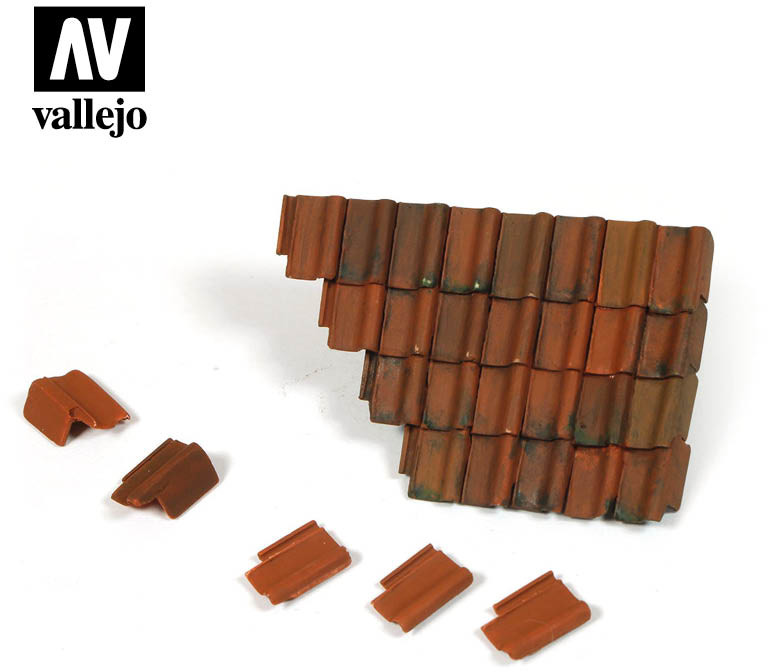 Vallejo VALLEJO  Damaged Roof Section and Tiles SC230