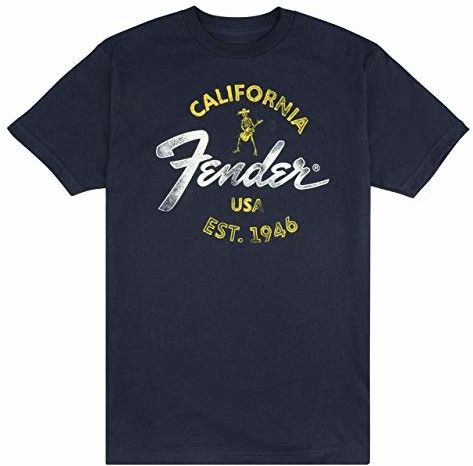 Fender Baja Blue T-Shirt, Blue, M 9190117406