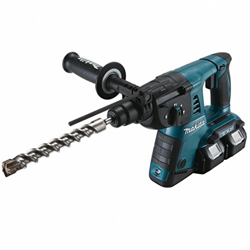 Makita DHR263Z SDS-Plus akumulatorowa młotowiertarka o napięciu zasilania 2 x 18 V, bez akumulatora i ładowarki, czarny, niebieski DHR263ZJ