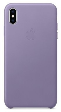 Apple Etui skórzane iPhone XS Max liliowe (MVH02ZM/A)