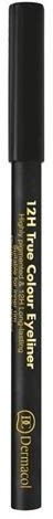 Dermacol 12H True Colour Eyeliner długotrwały eyeliner w kredce 8 Black 2g 65301-uniw