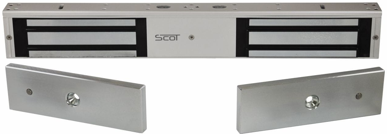 SCOT EL-1200DSL2 Zwora elektromagnetyczna 2 x 540kg z sygnalizacją EL-1200DSL2