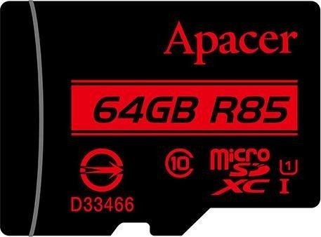 Apacer microSDXC 64GB + adapter (AP64GMCSX10U5-R)