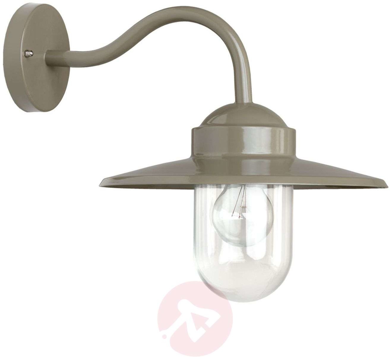 K. S. Verlichting Kinkiet zewnętrzny Dolce w kolorze taupe