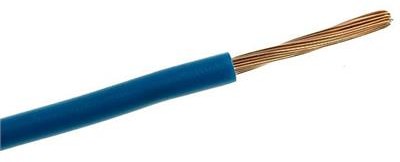 Elektrokabel Przewód instalacyjny 450/750V LgY 4 niebieski LGY4,0N