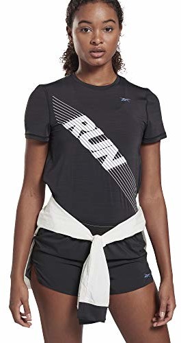 Reebok OSR Ss Ac Tee podkoszulek damski czarny czarny XXL FU1371_2XL