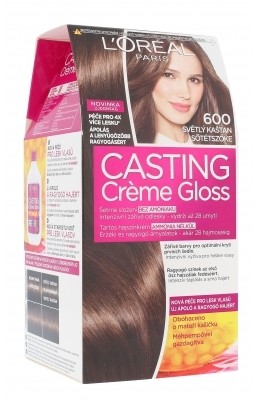 Loreal Paris Paris Casting Creme Gloss farba do włosów 1 szt dla kobiet 600 Light Brown
