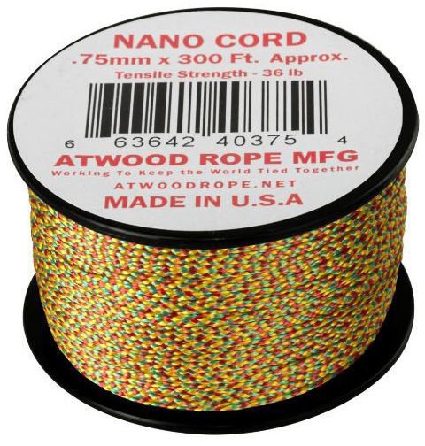 Linka Atwood Rope MFG Nano Cord 91 m - Jamaican Me Crazy (CD-NC3-NL-0S) H CD-NC3-NL-0S