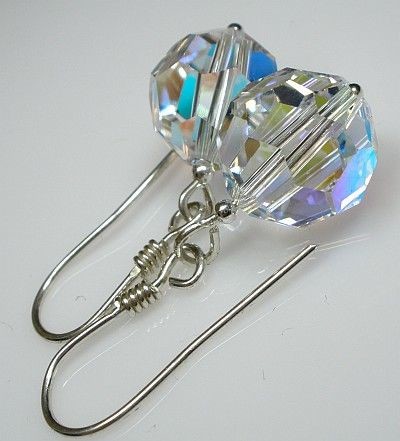 Arande SWAROVSKI komplet SREBRO CERTYFIKAT AB 1099793097