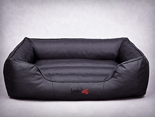 Cordura Koszyk na łóżko dla psa psy sofa dla psa łóżko dla zwierząt różne rozmiary i kolory Comfort (XL 82 X 62 X 24, 2 czarna)
