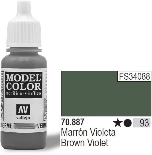 VALLEJO Farba Nr93 Brown Violet 17mlMatt