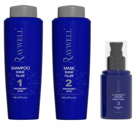Raywell Shine Filler Zestaw Wygładzający Włosy