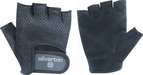 Silverton Silver rękawicy podnoszenie ciężarów, Fitness Pro, czarny, M 43110M