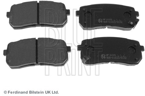 BLUE PRINT Zestaw klocków hamulcowych, hamulce tarczowe ADG04289