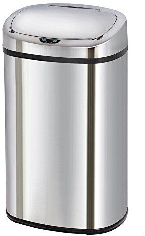 Batimex Czujnik kosz na śmieci z Kitchen Move kuchenne, ze stali nierdzewnej, chromowany, prostokątny BAT-68LS06A SS