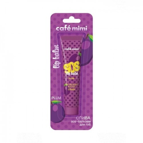Cafe Mimi Balsam Do Ust Sos - Śliwka - Siła Olejków 15 Ml - Cafe Mimi