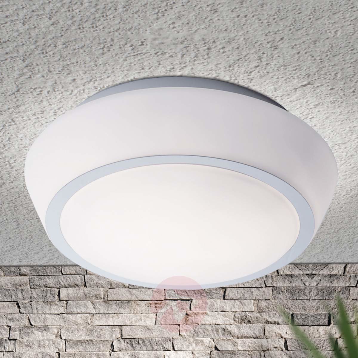 Orion Szklana lampa sufitowa PIA z IP44, 38 cm