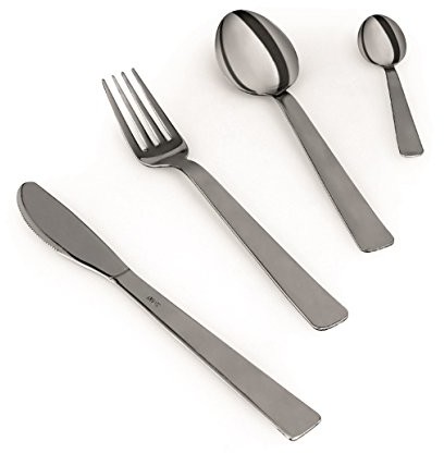 Brunch Time zestaw sztućców 24-częściowy Eco w kolorze srebrnym 60232_Argento
