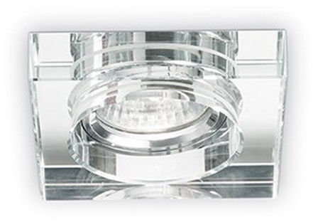 IDEAL LUX Oczko Sufitowe Blues Fi1 Square Transparente 114019 Wys. 13,0 Kpl = 3 Szt