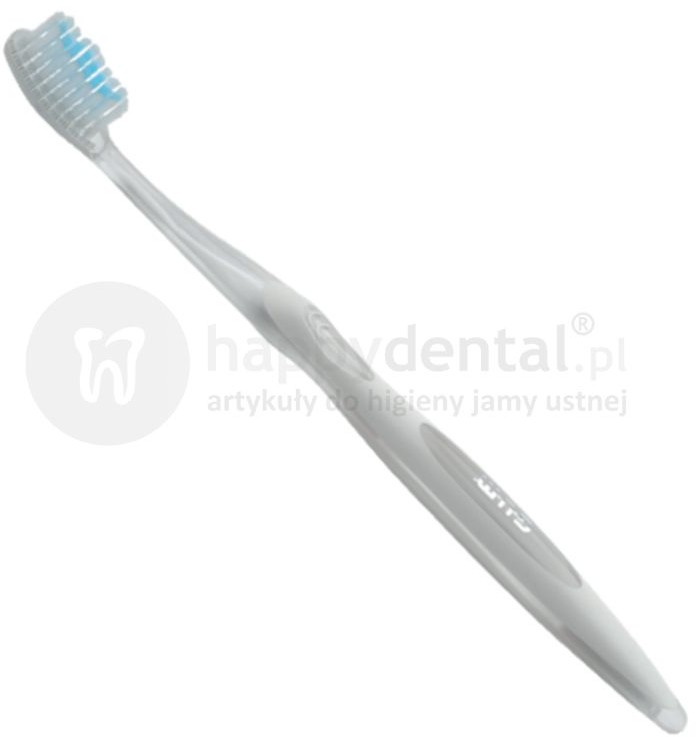 Sunstar GUM Butler Original White (653) - wybielająca szczoteczka do zębów doskonale usuwająca płytkę nazębną - MEDIUM