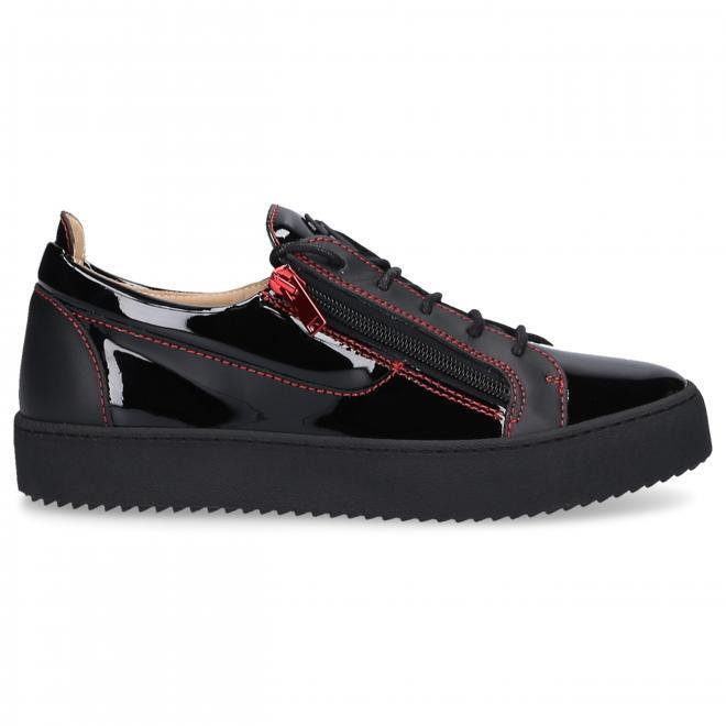 Giuseppe Zanotti Trampki niskie FRANKIE skóra lakierowana
