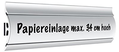Maul Informacja listwie wykonana z aluminium, 21 x 4.5 cm 4002390049719