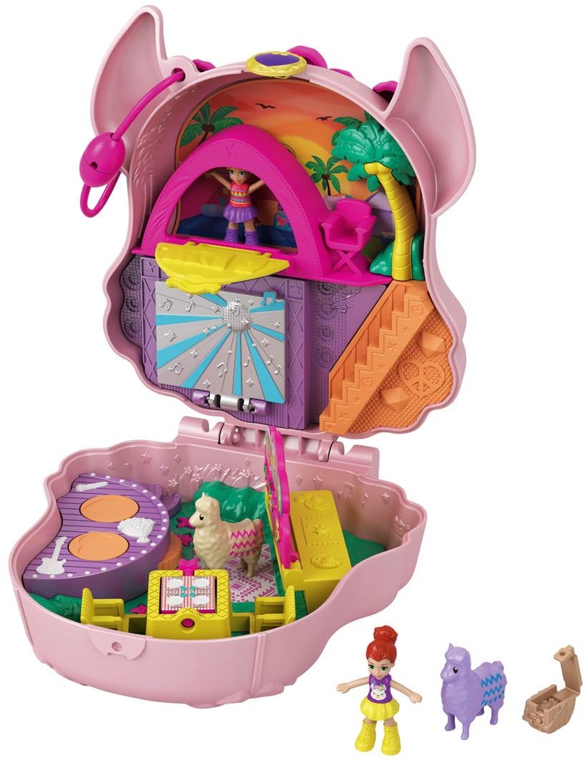 Mattel Walizeczka z figurkami Polly Pocket Worl