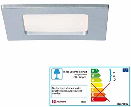 Paulmann LED Łazienka Chrom lampa do zabudowy 6 W ciepły biały 92079 92079