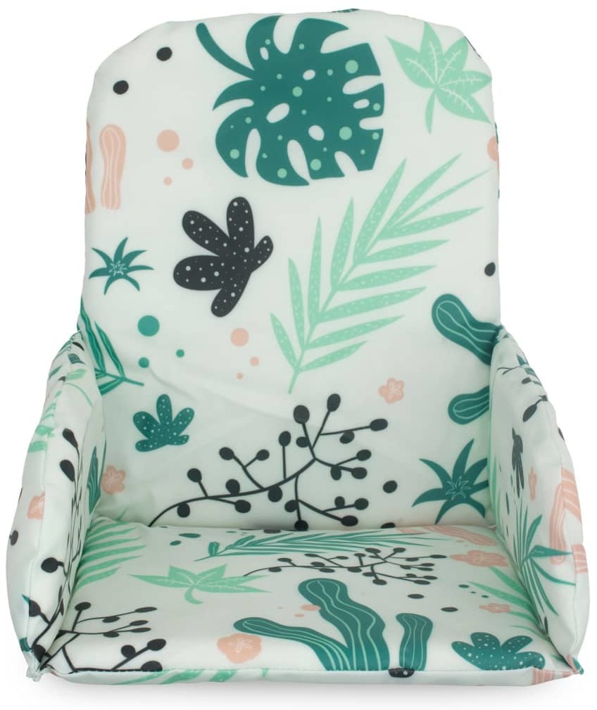 Jollein Poduszka na krzesełko do karmienia, liście, zielona Smits Assen