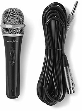 NEDIS Nedis MPWD50BK przewodowy mikrofon | czułość -72 dB +/-3 dB | 50 Hz - 14 kHz | 5,0 m MPWD50BK