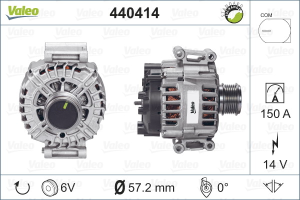 VALEO alternator z kaucją 440414 440414