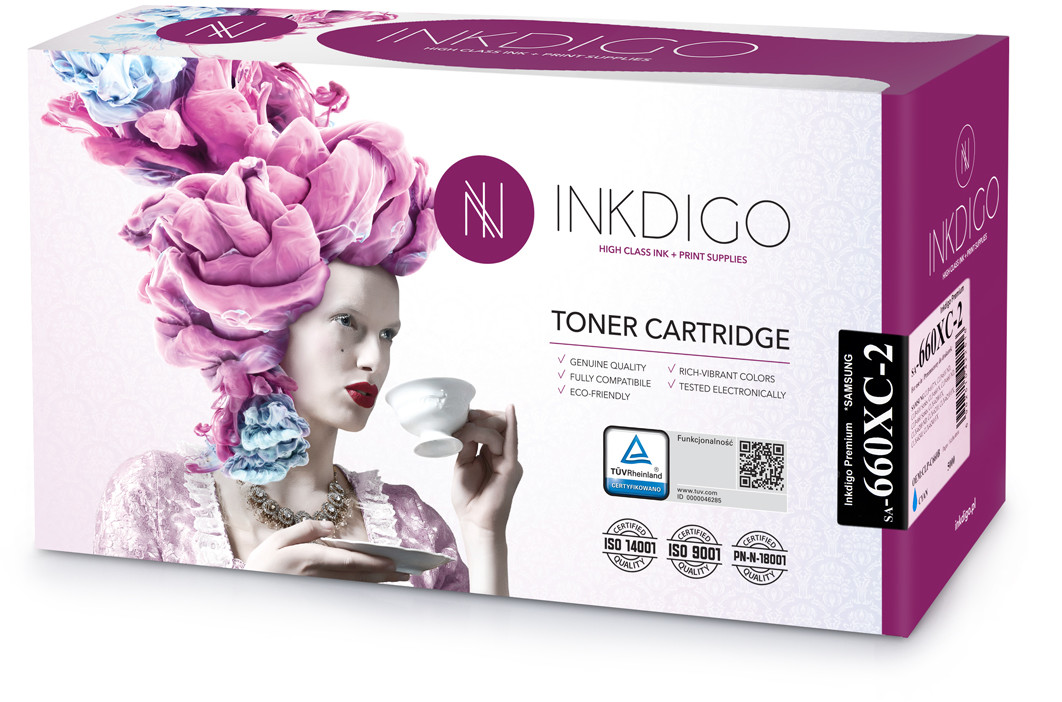 Inkdigo Toner INKDIGO do SAMSUNG CLP 660 Cyan