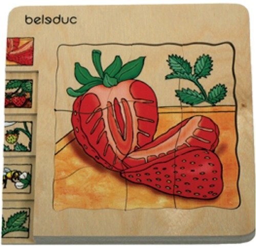 Beleduc Arts & Crafts Oświetlana nakładka  puzzle z drewna