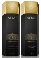 INOAR INOAR keratyna do prostowania 1000ml + szampon oczyszczający 1000ml