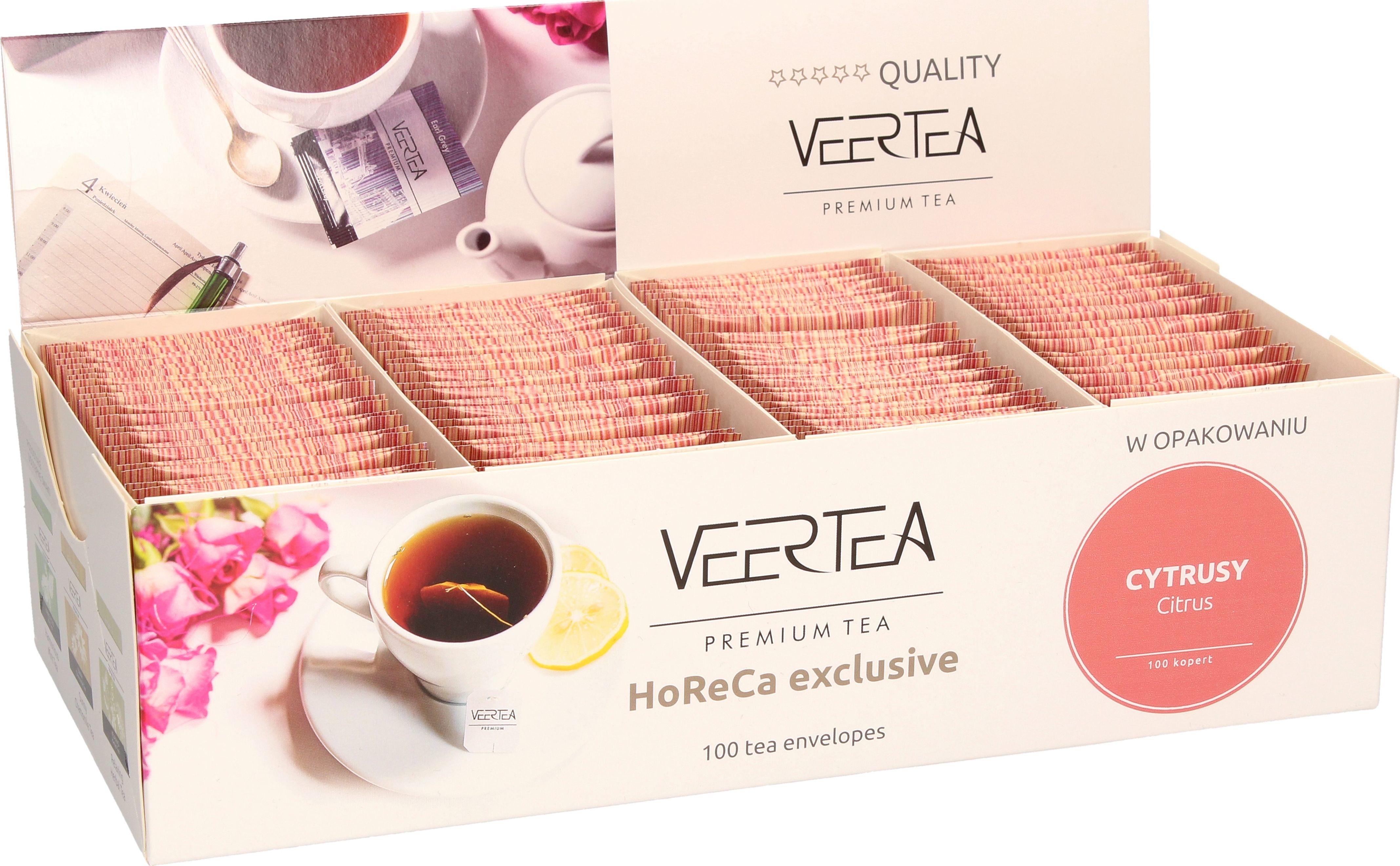 VEERTEA PREMIUM 100 kopert CITRUS TEA 2g VEE015