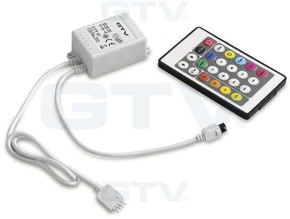 GTV KONTROLER LED RGB MINI, PILOT DC 12/24V LD-KONMINI-RGB