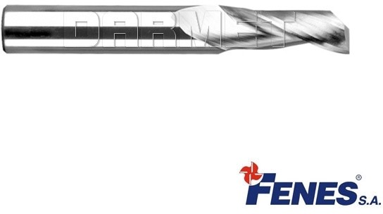 FENES Frez trzpieniowy 1-ostrzowy, uniwersalny do metali lekkich i tworzyw sztucznych, NFPj HSS-E - 8MM - FEN_0641-519-105-525