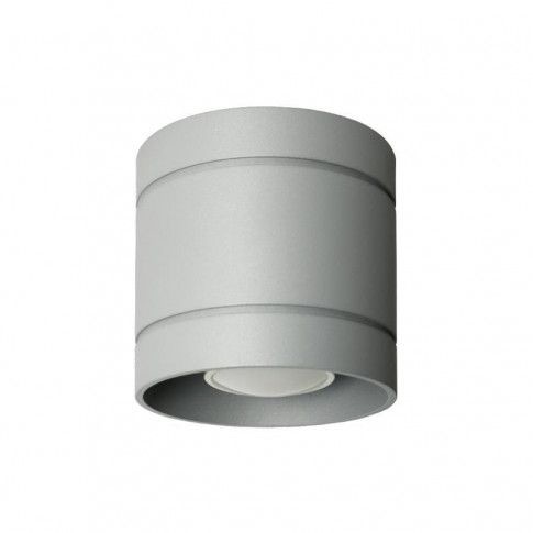 Metalowa lampa sufitowa E569-Diega popiel