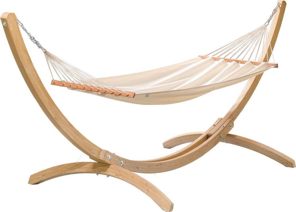 Elior Drewniany hamak ogrodowy ecru Cabana E11999Ola