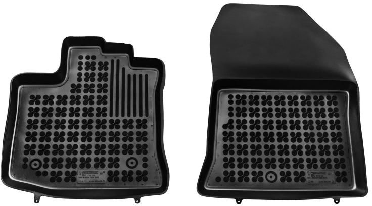 REZAW PLAST Dywaniki gumowe czarne PLAST 203405P, 2 szt, Renault Dacia Dokker Van od 2012 PLAST 203405P