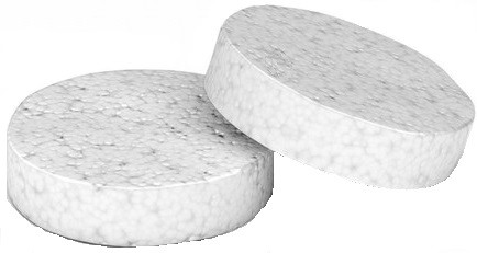 Zaślepki, Zatyczki Styropianowe 100 szt. Białe